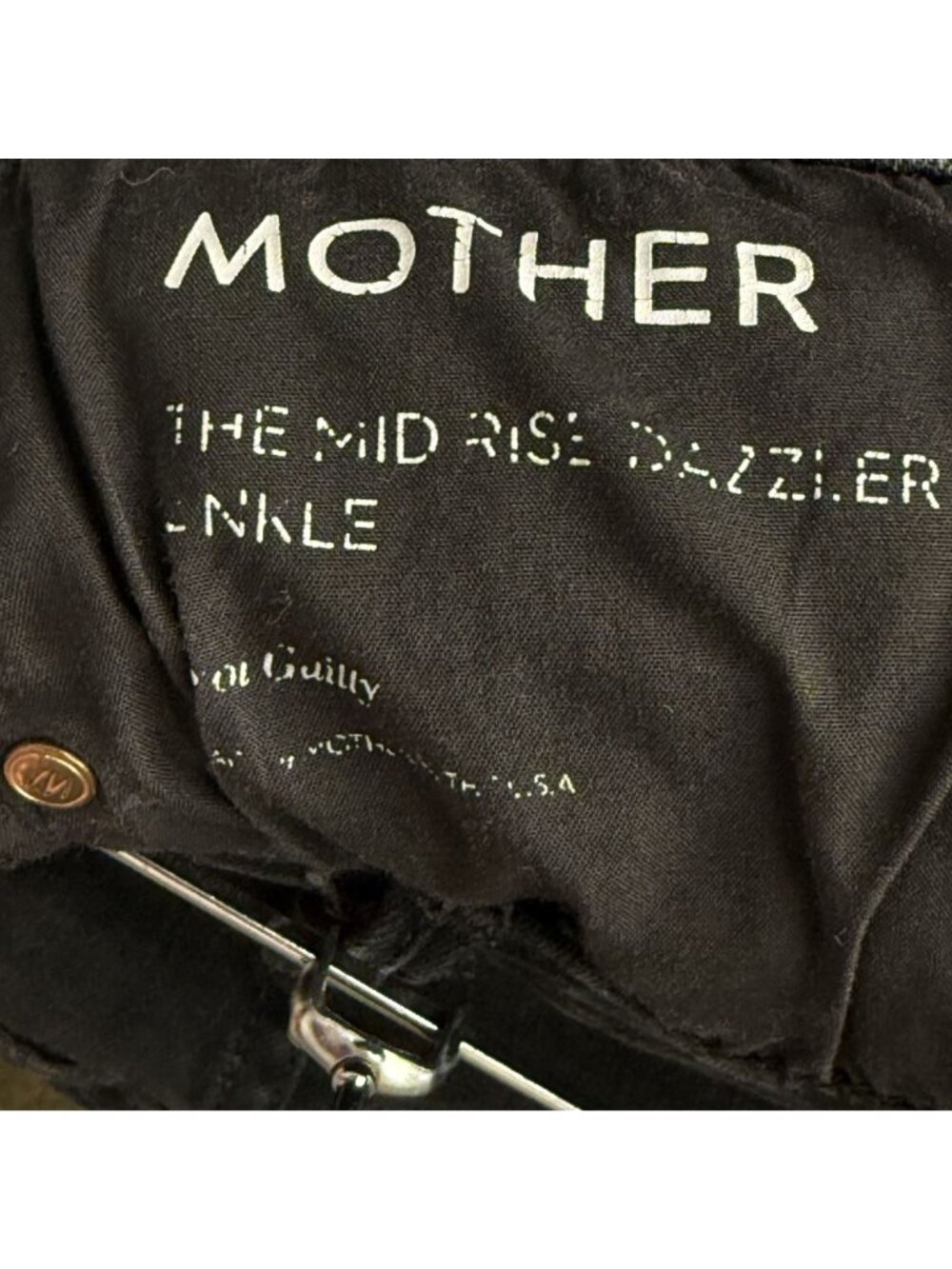 Mother The Mid-Rise Dazzler Ankle jeans in Not Guilty, 30 - Picture 8 of 11